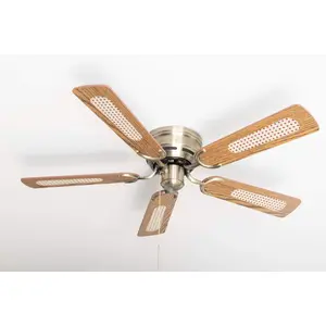 Pepeo Ventilateur de plafond Kisa Deluxe AB Chêne / Noyer