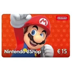 Carte cadeau numérique de 15 à utiliser sur le Nintendo eShop pas cher