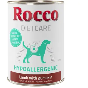 6x400g Rocco Diet Care Hypoallergenic agneau - Pâtée pour chien pas cher