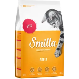 10kg Adult, boeuf Smilla croquettes pour chat pas cher