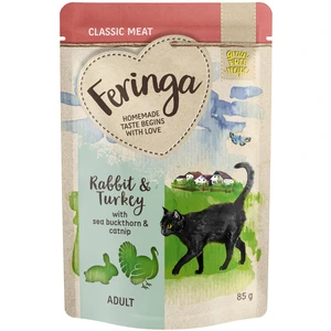 12x85g lapin & dinde Feringa - Nourriture pour Chat pas cher