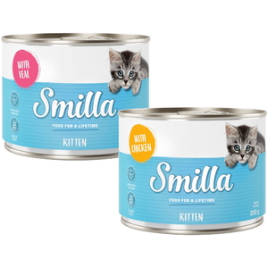6x200g Smilla Kitten Lot pour chaton - Nourriture pour chaton pas cher