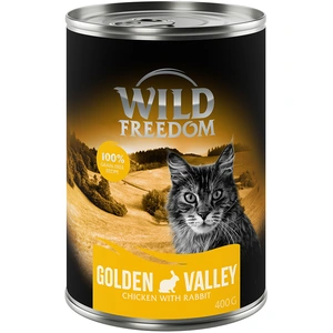 6x400g Adult Golden Valley lapin, poulet Wild Freedom - Pâtée pour cha... pas cher