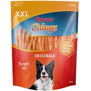900g Chings Pack XXL blancs de poulet en lamelles Rocco - Friandises pour ChienVendu parzooplus