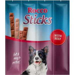 120g Rocco Sticks 12 x boeuf - Friandises pour chien pas cher