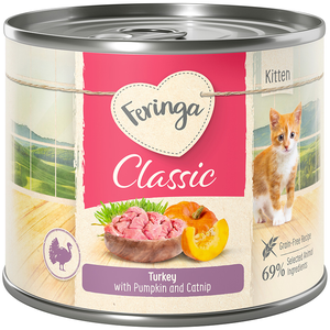 6x200g Kitten dinde Feringa - Nourriture pour Chat pas cher