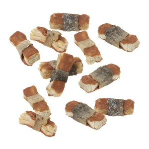 12x os à mâcher saumon Lukullus 5cm - Friandises pour chienVendu parzooplus