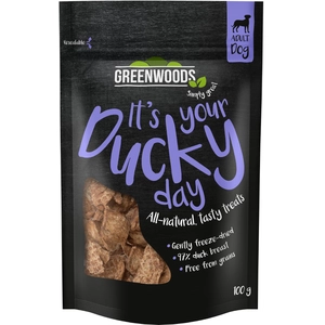 100g Nuggets canard Greenwoods - Friandises pour Chien pas cher