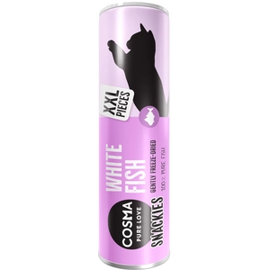 Cosma Snackies XXL poisson blanc Friandises pour chat - Friandises lyophilisées pour chat pas cher