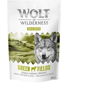 180g Bouchées agneau Green Fields Wolf of Wilderness pour chien - Friandises pour chienVendu parzooplus