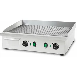 Plancha électrique professionnelle VERTES - FD5-G7-03 - 4400 W - Rainurée - Collecteur de graisseVendu paramazon