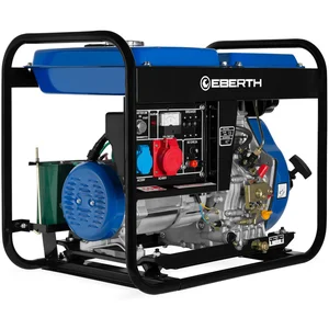 EBERTH 5000 Watt Générateur diesel (1x 400V, 1x 230V, 1x 12V, E-Start,... pas cher