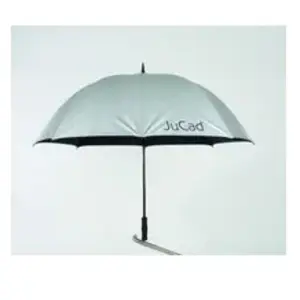 parapluie télescopique avec tige JuCad Argenté TU JS3-SI