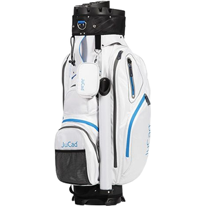 Comparateur de prix : Sac chariot de golf JuCad Manager Waterstop Blanc 100 cm JBMW-WBGR