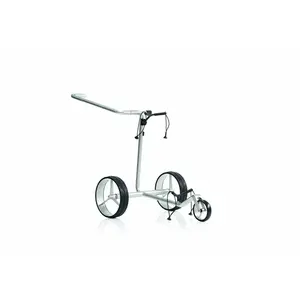 JuCad Chariot électrique de golf JuStar Carbon 1.0 Blanc 65x60x10 cm JUSTAR-SETB