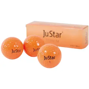 Lot de 3 balles de golf JuStar - orange - TUVendu parespace-golf