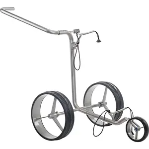 Chariot manuel version 3 roues enfant acier inoxydable JuCad - gris/noir - TU pas cher
