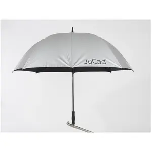 Comparateur de prix : JuCad Parapluie Golf Ultra-Léger avec Tige et Protection UV Blanc, Noir, Rouge