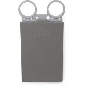 Porte-carte prv pour chariots JuCad - argenté