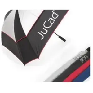 parapluie télescopique carré double voilure avec tige JuCad Noir TU JS... pas cher