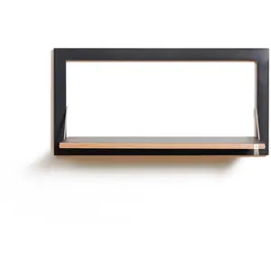 Étagère modulable noire 80 x 40cm Fläpps - Ambivalenz