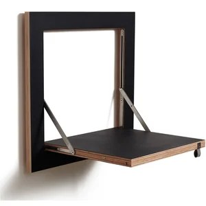 Étagère modulable carrée noire 40 x 40 cm Fläpps - Ambivalenz