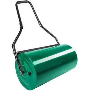 Comparateur de prix : TECTAKE Rouleau à gazon Équipé d'un large tambour en métal de 60 cm de largeur.