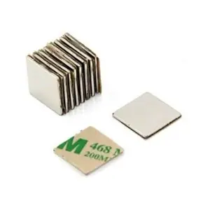 Magnetastico | 40x aimants autocollants au néodyme N52, carré de 15x15... pas cher