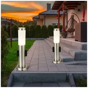 Lot de 2 douilles de lampe sur pied extérieur éclairage de jardin cour...