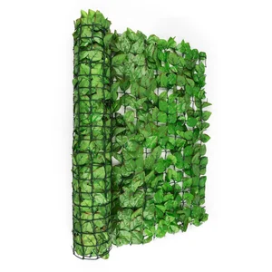 Blumfeldt Fency Bright Leaf Clôture pare-vue Paravent 300x150 cm hêtre... pas cher