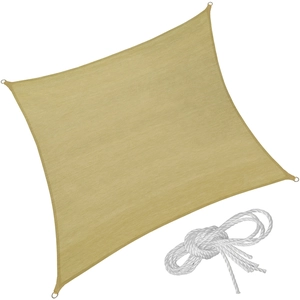 TecTake Voile d'ombrage triangulaire Rectangulaire avec une protection uv 50+