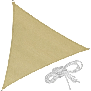 TecTake Voile d'ombrage triangulaire Triangulaire avec une protection UV 50+