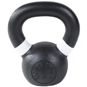 Gorilla Sports Haltère russe - Kettlebells noir 4kg