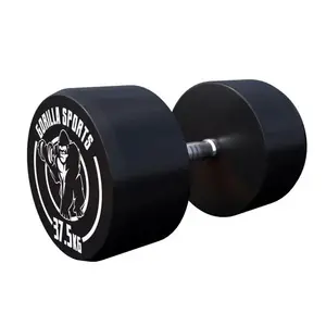 Comparateur de prix : Gorilla Sports Dumbbell haltère poids 2,5 kg à 40 kg noir / rouge 37.5kg