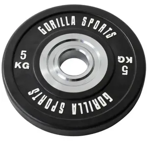 Comparateur de prix : GORILLA SPORTS Disques bumpers en caoutchouc renforce pros de 5 kg a 25 kg poids 5 kg