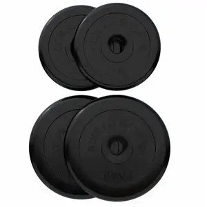 Comparateur de prix : GORILLA SPORTS Disques de poids en caoutchouc avec alesage de 31 mm   de 0 5 kg a 30 kg   poids   30 kg   2 x 5 kg et 2 x 10 kg