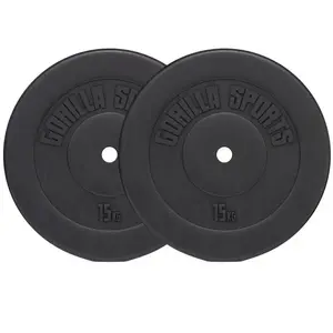 Comparateur de prix : Lot de disques en plastique 30 kg (2 x 15 kg), diamètre d'alésage 31 m...