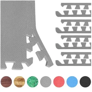 Comparateur de prix : Bordures pour tapis en mousse - Gorilla Sports - 8 embouts de finition...