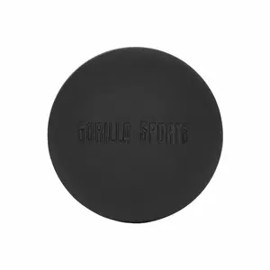 Comparateur de prix : Balle de massage pour les fascias - GORILLA SPORTS - ø 6 cm - noir - 1...