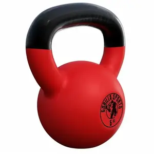 Comparateur de prix : Gorilla Sports Haltère Russe 2kg à 32kg - Kettlebells noir / rouge 6kg
