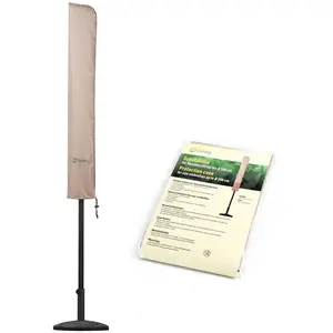 Sekey Housse de Protection pour Parasol ø 200 cm / 200 cm × 150 cm / 200 cm × 125 cm, TaupeVendu paramazon