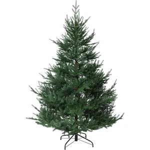 VIVANNO Sapin de Noël polyéthylène FICHE, vert - 130x160 cm pas cher