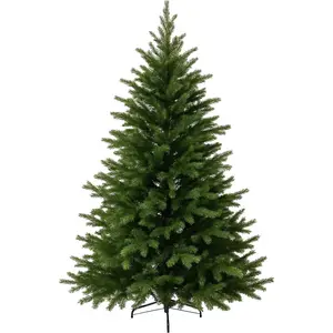 Comparateur de prix : VIVANNO Sapin de Noël polyéthylène NORDMANN Rond, Vert - 127x190 cm