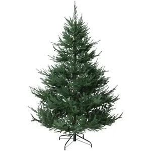 VIVANNO Sapin de Noël polyéthylène SECTEUR organique, vert naturel - 1... pas cher