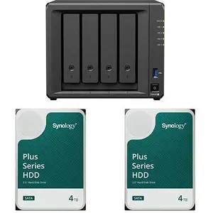 Synology DS425+ DiskStation + 8 TB 2x Plus 3.5"" SATA 6Gb/s Festplatte...