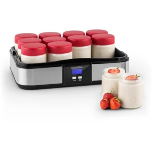 Klarstein Gaia - Yaourtière électrique 12 pots avec timer (volume tot... pas cher