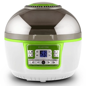 Comparateur de prix : KLARSTEIN VitAir Turbo friteuse à air chaud 1400W grill cuisson 9L -vert & blanc