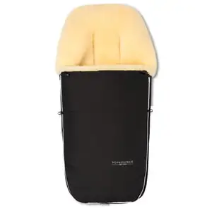 Hofbrucker Chancelière pour poussette universelle agneau Polaris noir