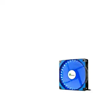 Inter-Tech L-12025 Boitier PC Ventilateur 12 cm Noir, Bleu