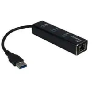 Inter-Tech HUB 3Port Argus IT-310 1x RJ45 Gigabit LAN passiv Black pas cher